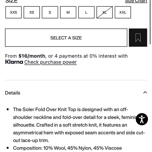 New Guizio- Soler Fold Over Knit Top - Picture 8 of 10
